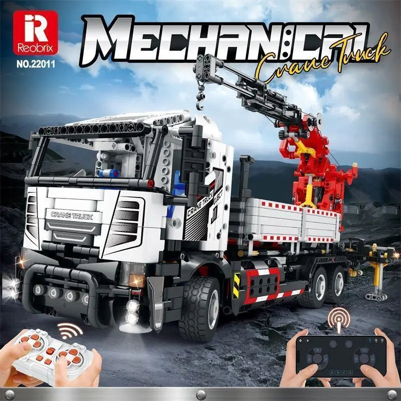 Crane Truck Building Blocks RC Vehicle