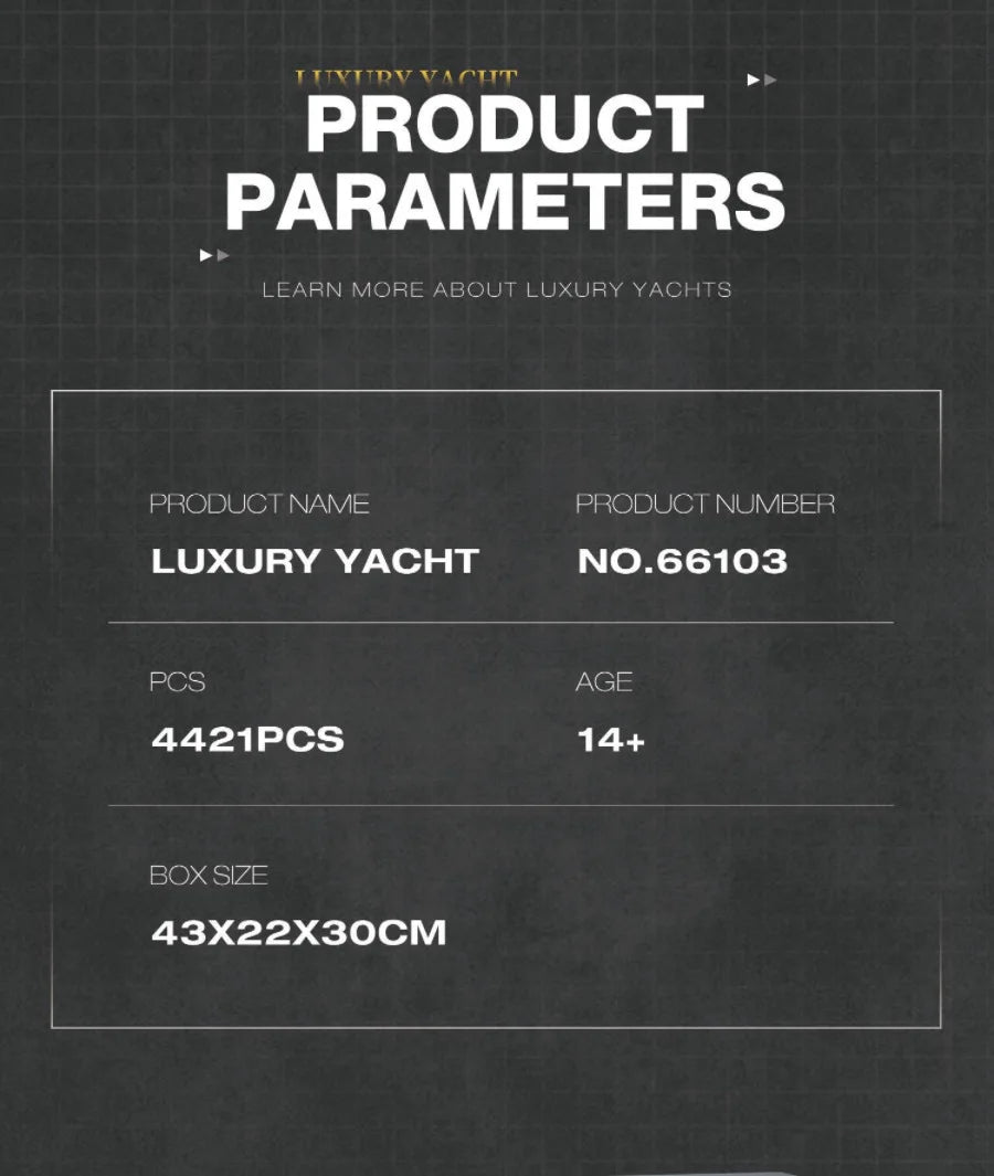 Luxury Yacht Ship High-Difficulty Blocks