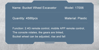 Bucket Wheel Excavator APP RC