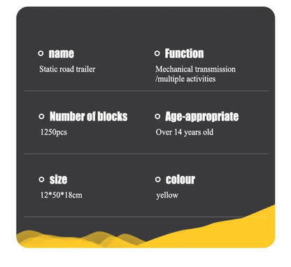 Tow Truck Building Blocks City Engeneering Trailer Crane Car