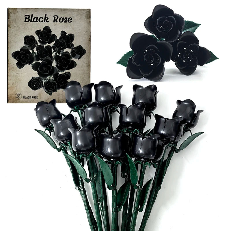 Creative Romantic Black Rose Flower Bouquet