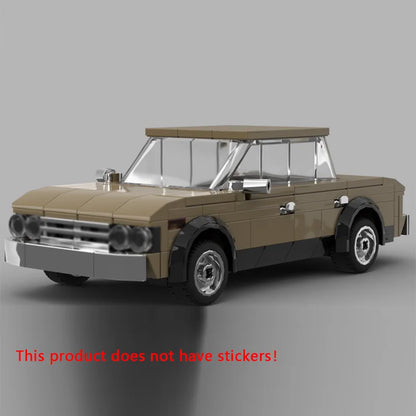 Speed Racing Car Model MOC Building Bricks 1600 / ВАЗ-2106 Classic Sedan Modular Technology Gifts Holiday Assemble Children Toys
