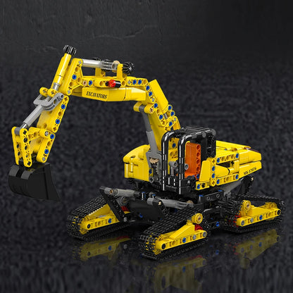 4 Link Track City Excavator Building Blocks Vehicle