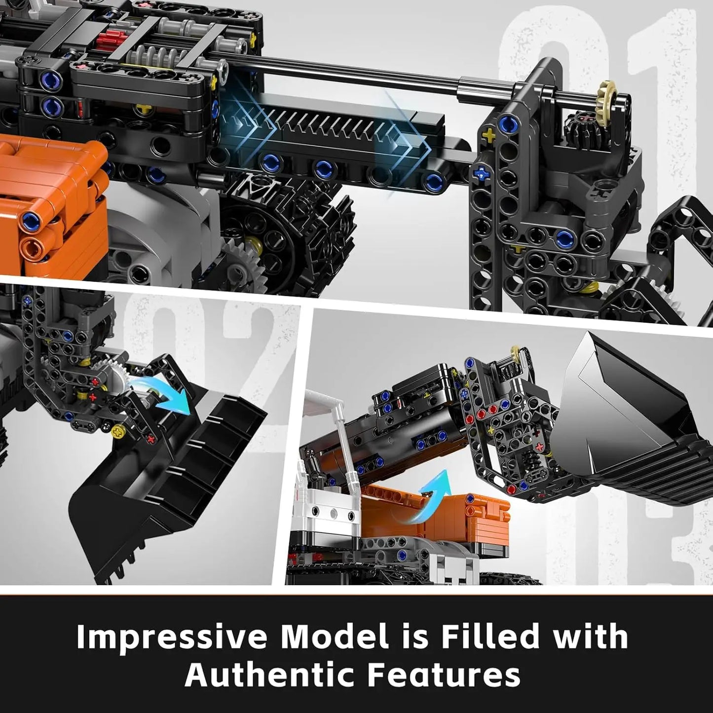 Crawler Loader Technical Building Blocks Truck