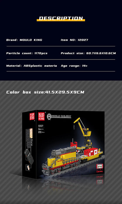 Diesel Locomotive Building Blocks RC Railway Train