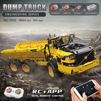 RC Dump Truck Model Building Blocks