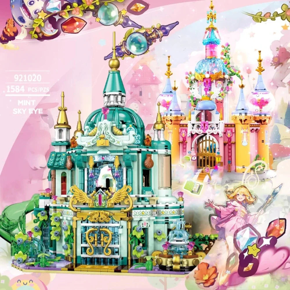 Flower Princess Castle Building Blocks Classic