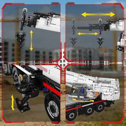 Truck Building Blocks Tech APP RC Controlled Mobile Crane