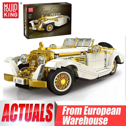 Vintage Car Model Assembly Creative Building Blocks