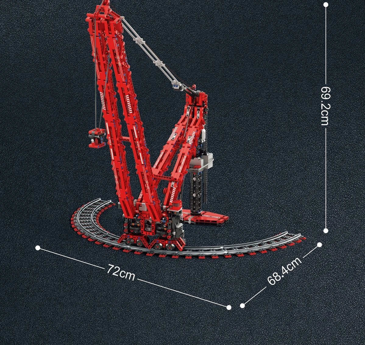 RC Crane Building Blocks Bricks Assembling Model