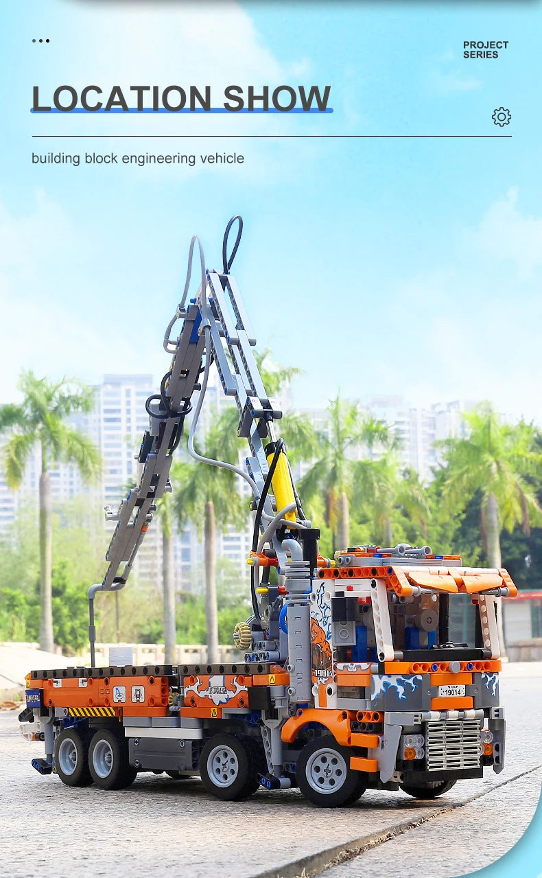 Pneumatic Concrete Pump Truck Model