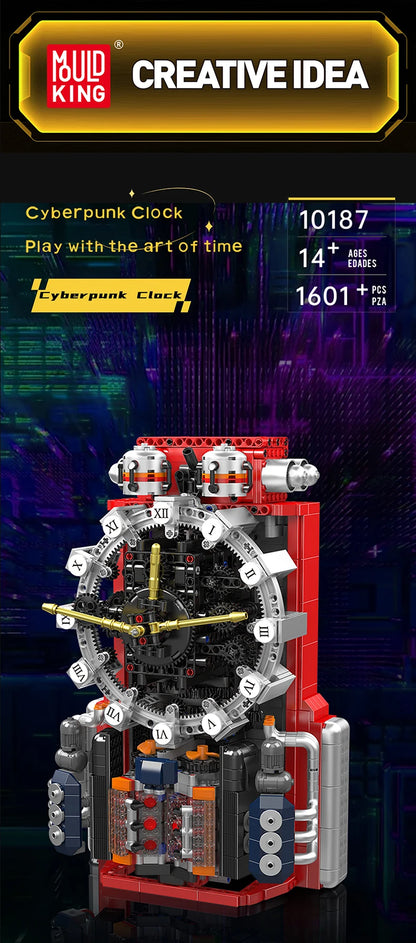 Technical Clock Toys The Motorized Engine Clock Blocks