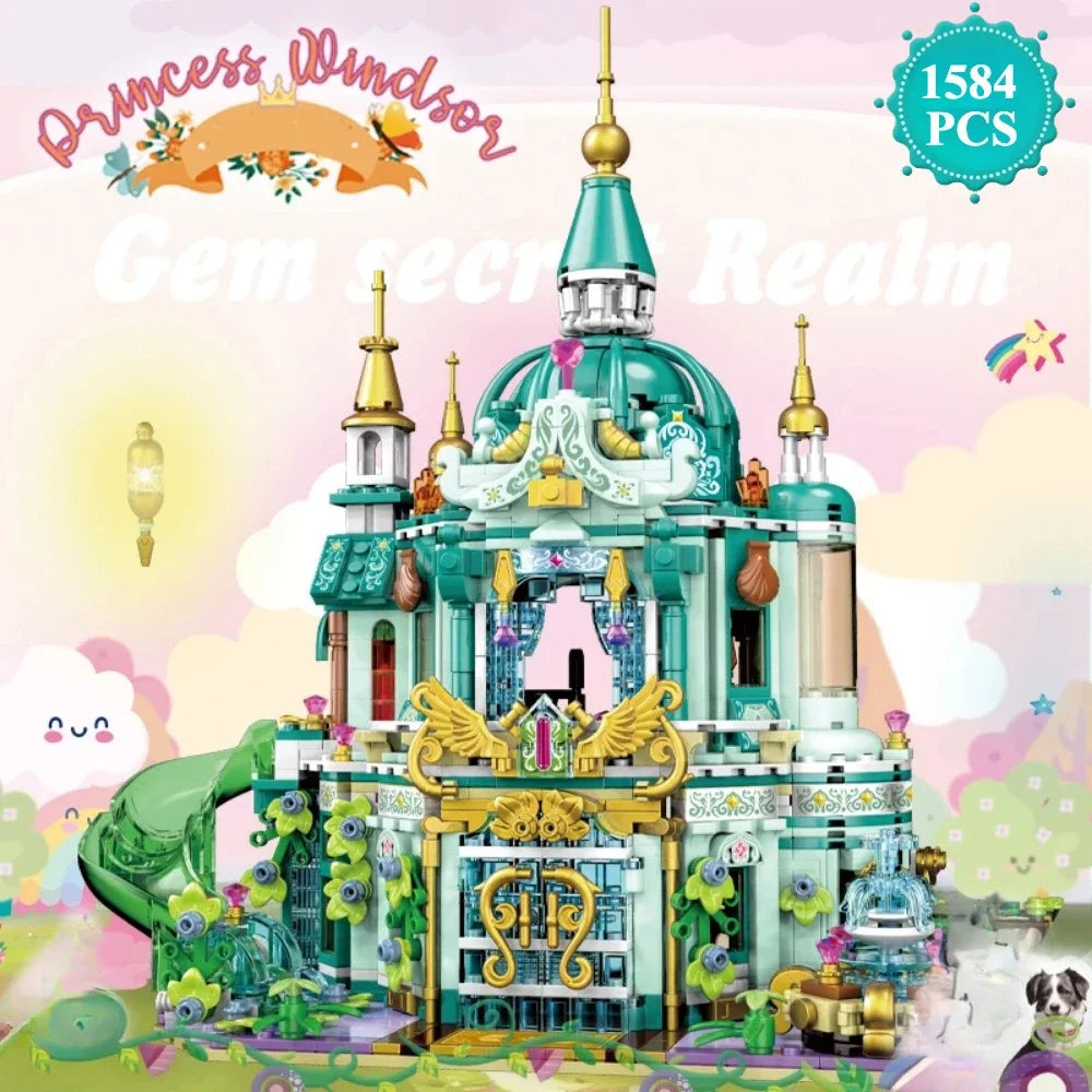 Flower Princess Castle Building Blocks Classic