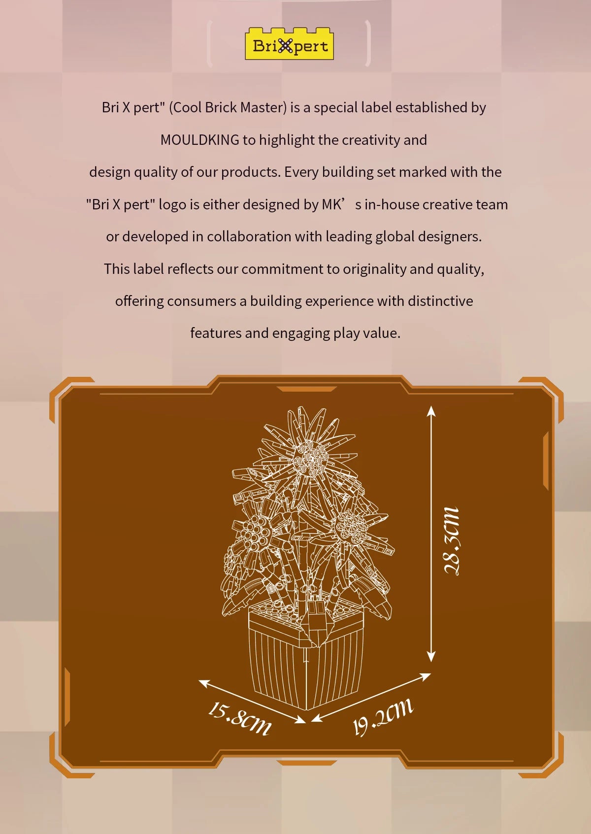 Potted Sunflowers Building Blocks Flower Plants Series Home Decor