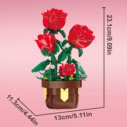 Flower Bouquet Rose Phalaenopsis Lily Sunflower Potted