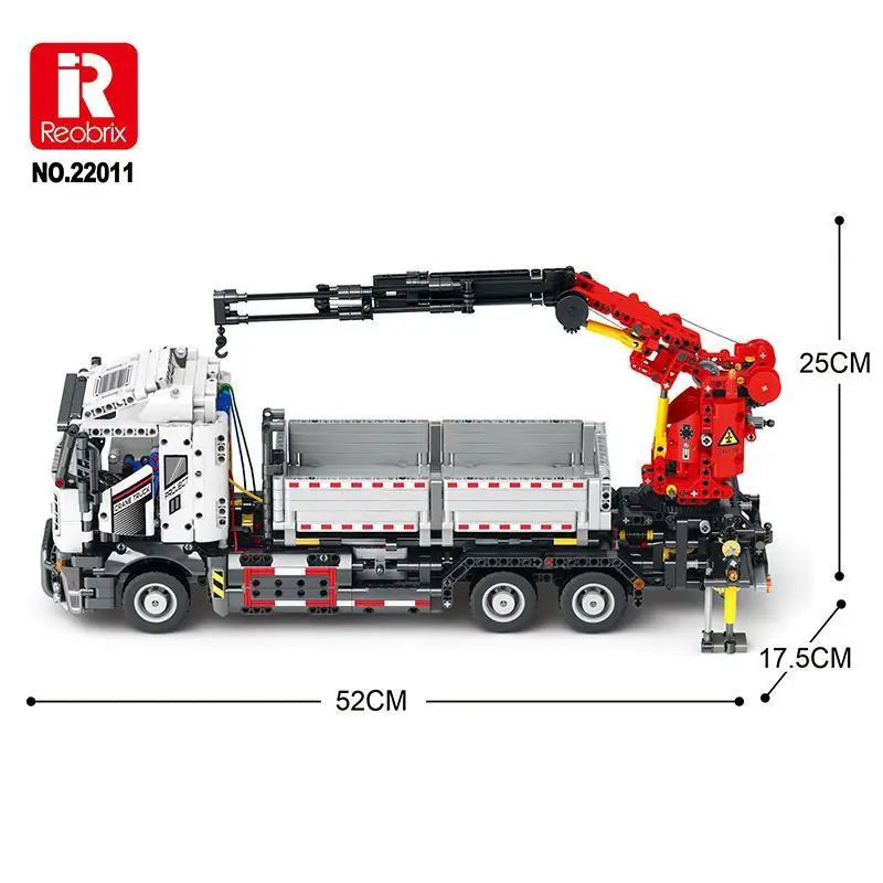 Crane Truck Building Blocks RC Vehicle