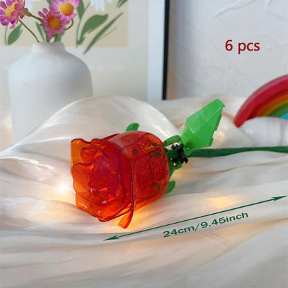 KNEW BUILT Flower Bouquet 3D Model Toy Mini Build Blocks