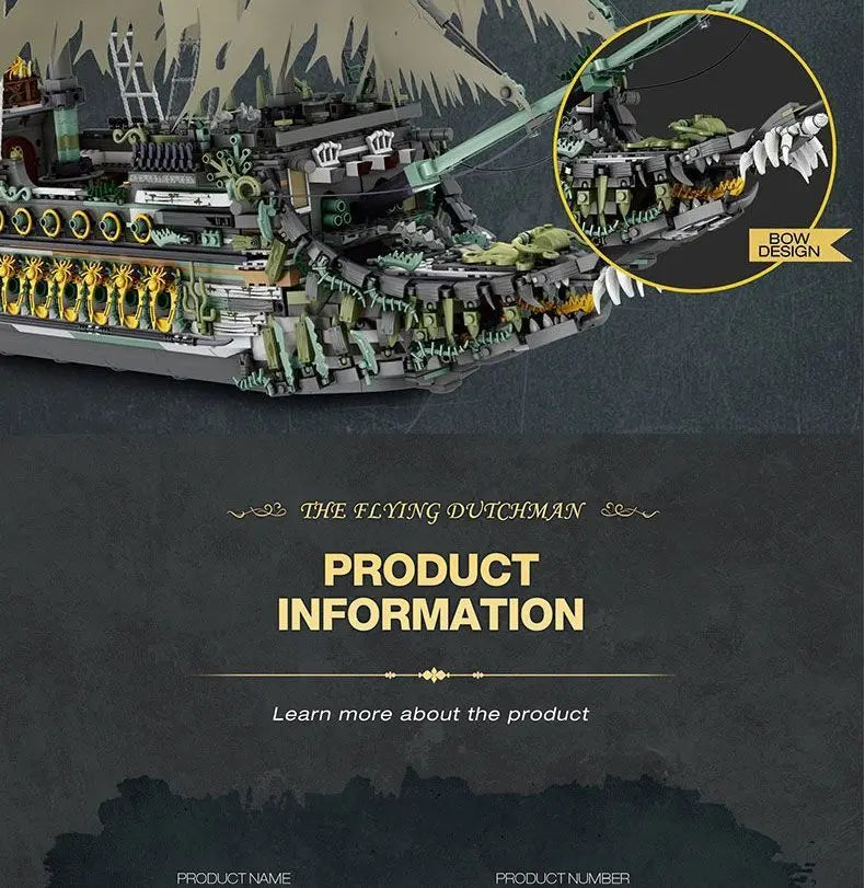 Dutchman Pirate Ship Assembly Model
