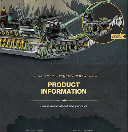 Dutchman Pirate Ship Assembly Model