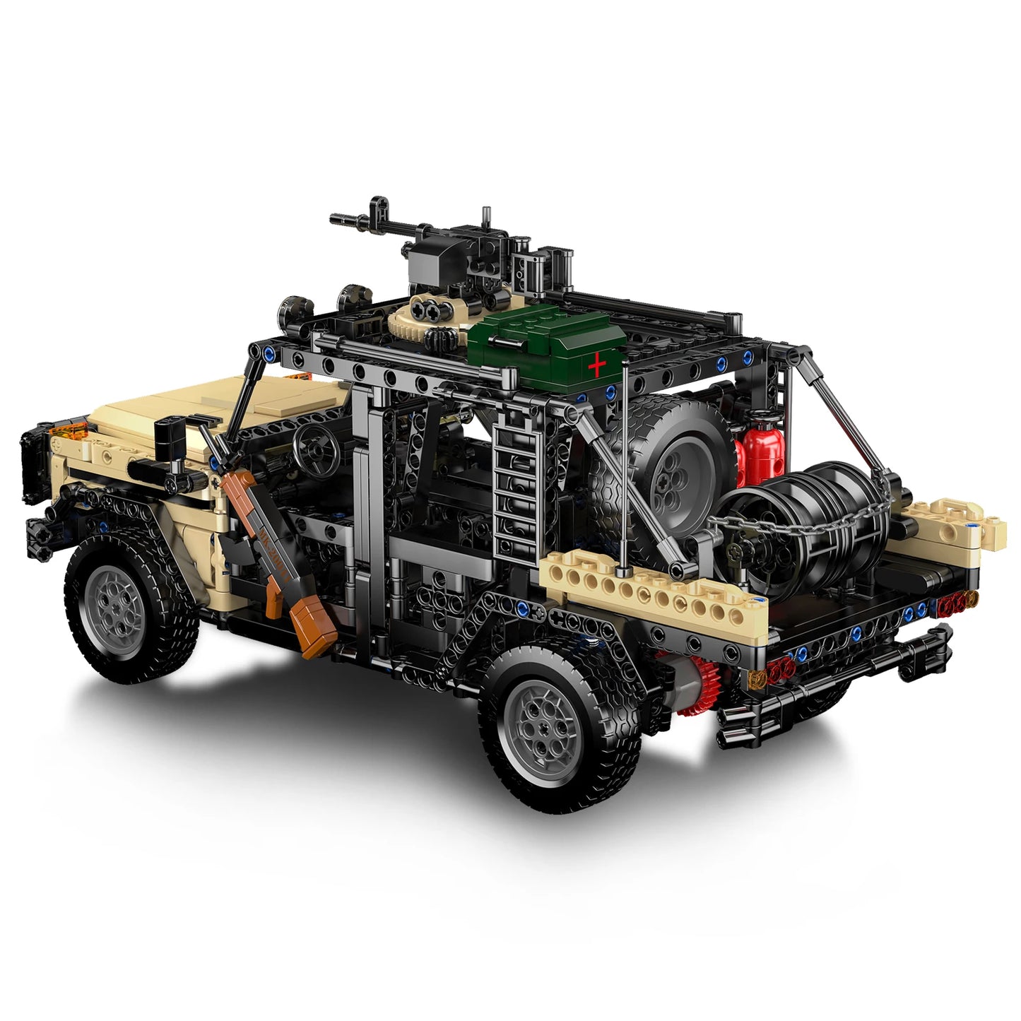 Special Assault Vehicle Building Blocks Remote Control Military Off-Road Truck Brick