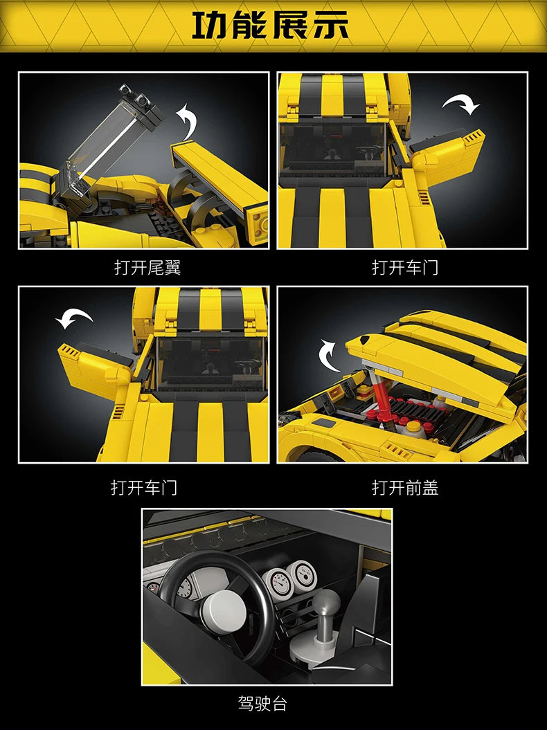 Cre Viper Supercar Building Blocks