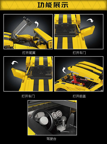 Cre Viper Supercar Building Blocks