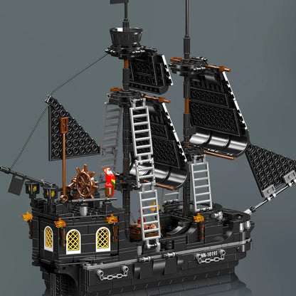 The Black Pearl Pirate Ship Building Block