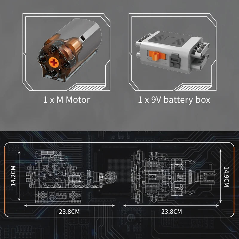 Technical Car Engine Toys