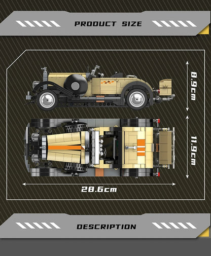 The Fantom Vintage Car Building Block