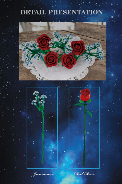 Sunflower Building Blocks Flower Bouquet Vase