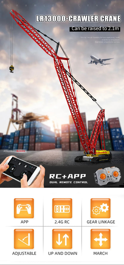 The APP&RC Motorized Crawler Crane Liebherr LR13000