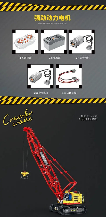 Crawler Crane RC Building Blocks