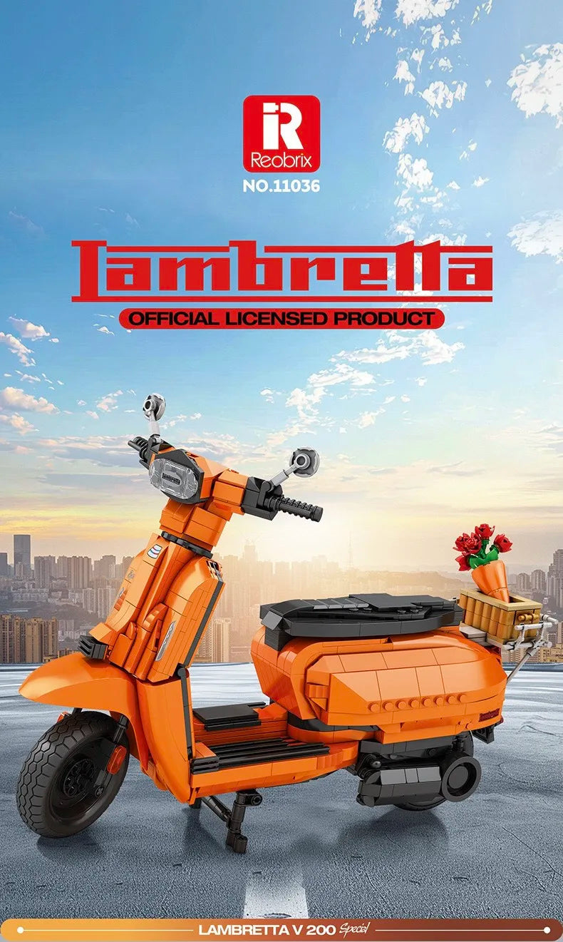 Scooter Assembly Particle Building Blocks