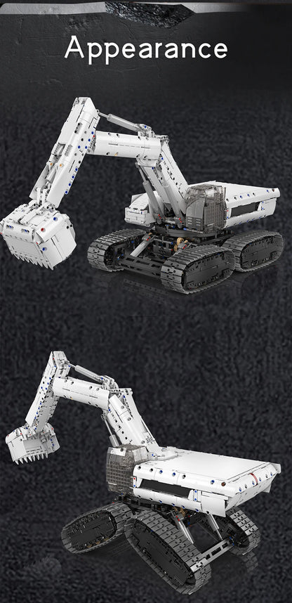 Mould King 17079 Technical Car Toys The RC Sci-Fi Excavator Building Block Enginerring Truck Brick Set Kids Christmas Gift