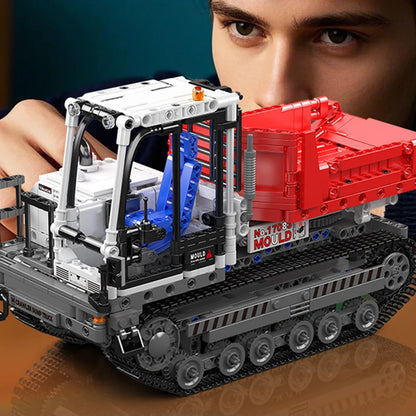 Mould King 17083 Technical Car Toys The RC Tracked Dumper Building Block Enginerring Truck Brick Set Kids Christmas Gift
