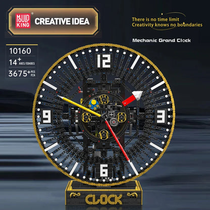Motorized Mechanical Grand Clock Building Block