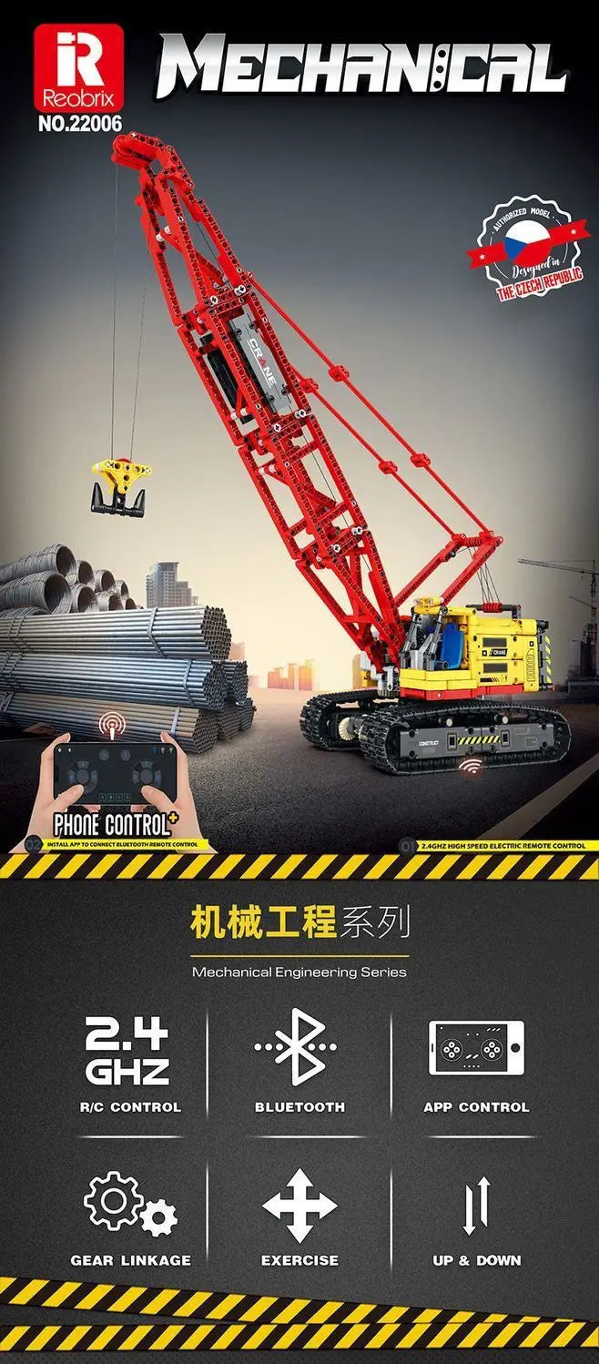 Crawler Crane RC Building Blocks