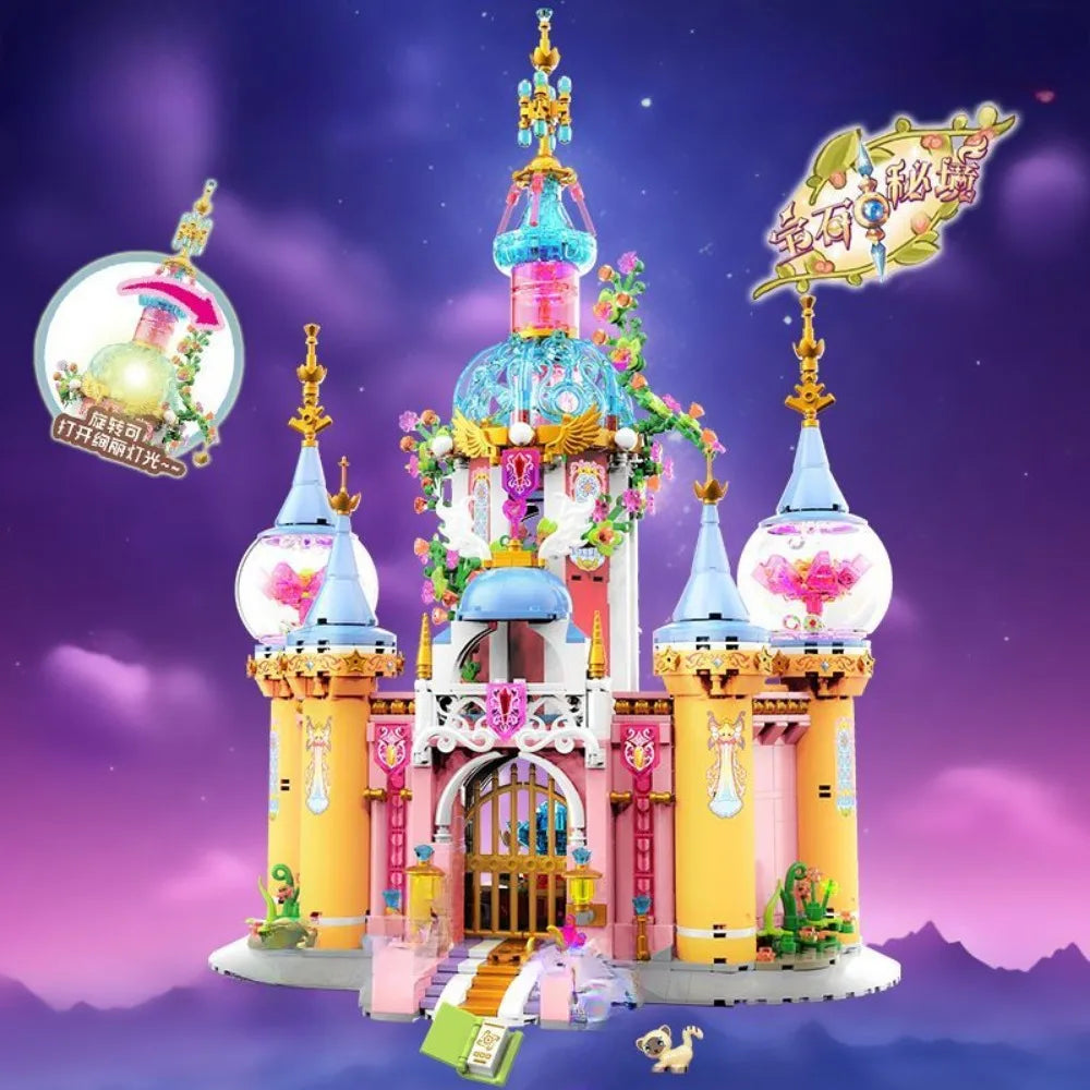 Flower Princess Castle Building Blocks Classic