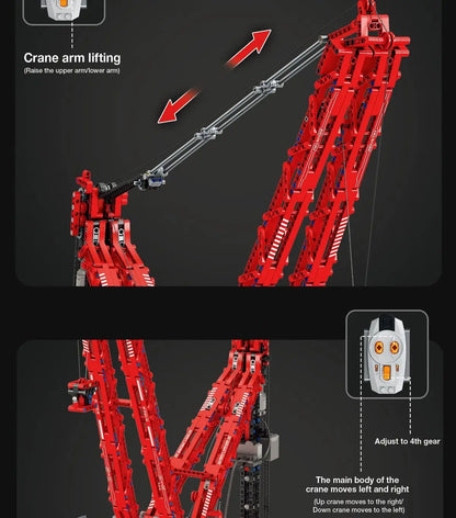 RC Crane Building Blocks Bricks Assembling Model