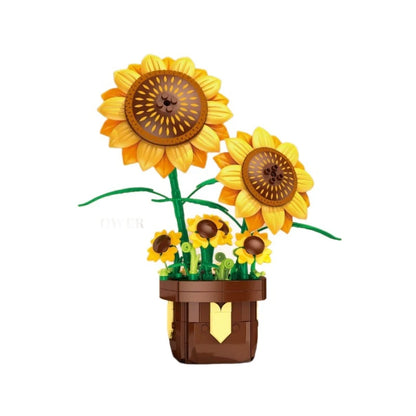 Flower Bouquet Rose Phalaenopsis Lily Sunflower Potted