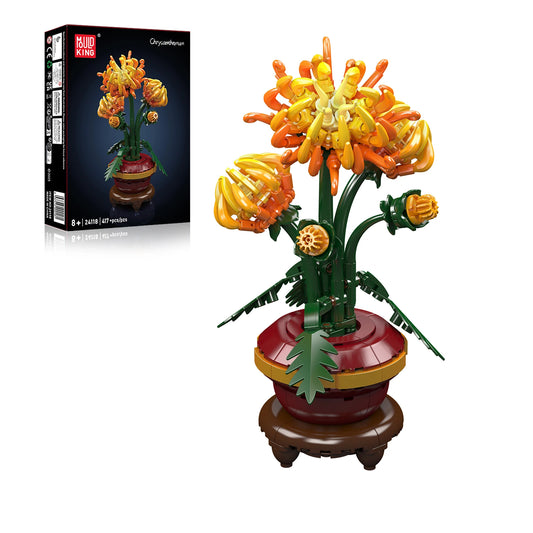 Chrysanthemum Flower Building Blocks Set