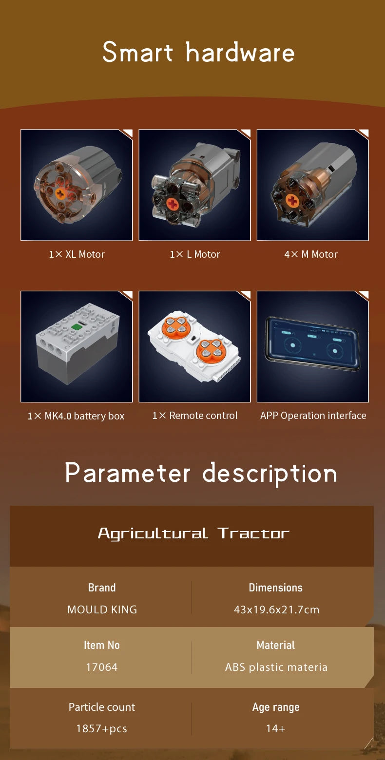 Agricultural Tractor Truck Bricks