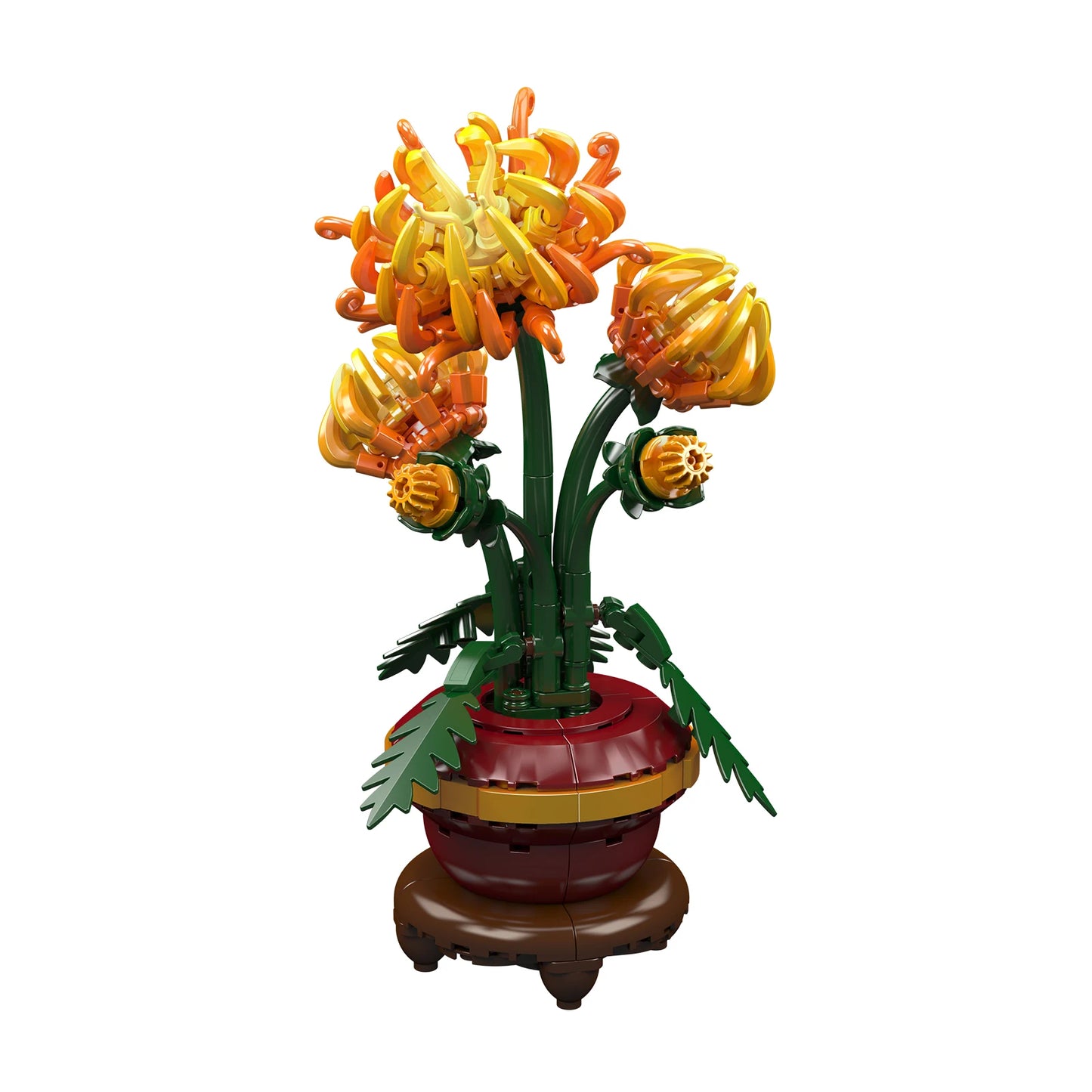 Mould King 417pcs Chrysanthemum Flower Building Blocks Set