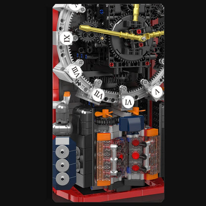 Technical Clock Toys The Motorized Engine Clock Blocks