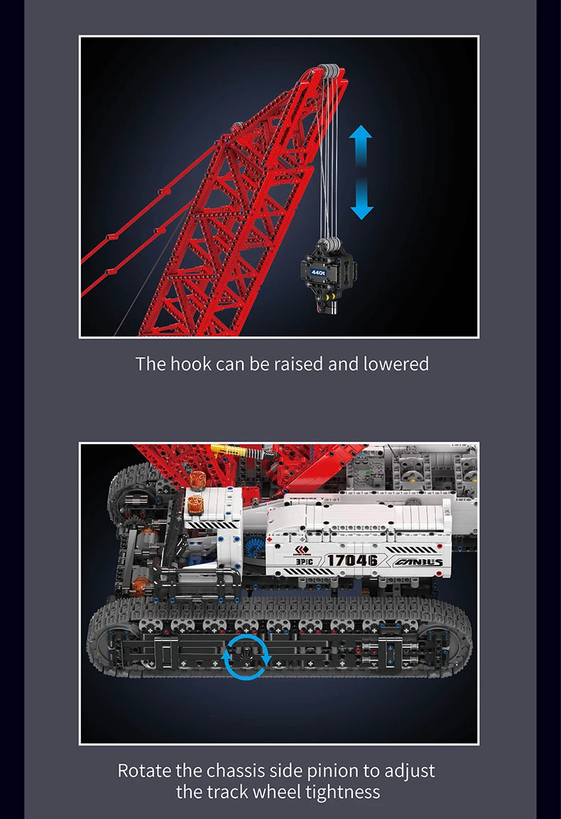 Crawer Crane Building Block Assembly