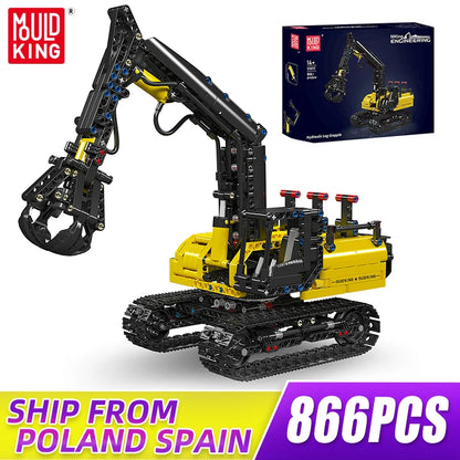 Hydraulic Log Grapple Building Blocks Technical Crawler Excavator