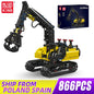 Hydraulic Log Grapple Building Blocks Technical Crawler Excavator