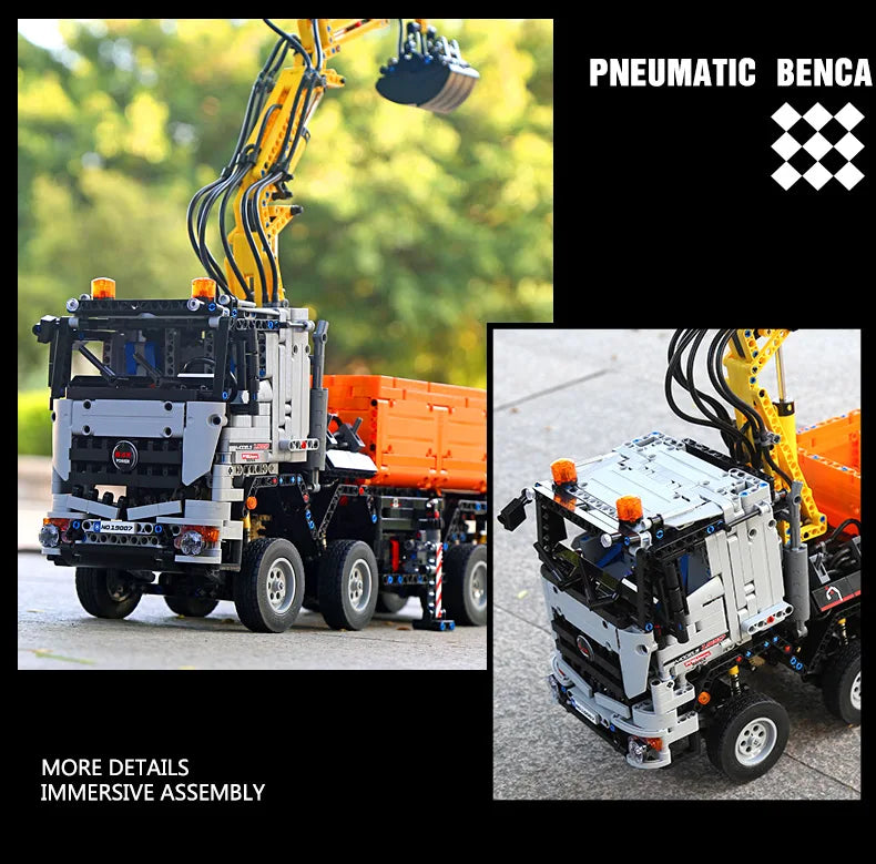 Motorized Pneumatic Arocs Truck Model Blocks