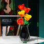 Rose Tulips Flower Model Building Blocks Set 3D