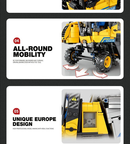 Grape Harvesting Machine Adult High-Difficulty Building Blocks